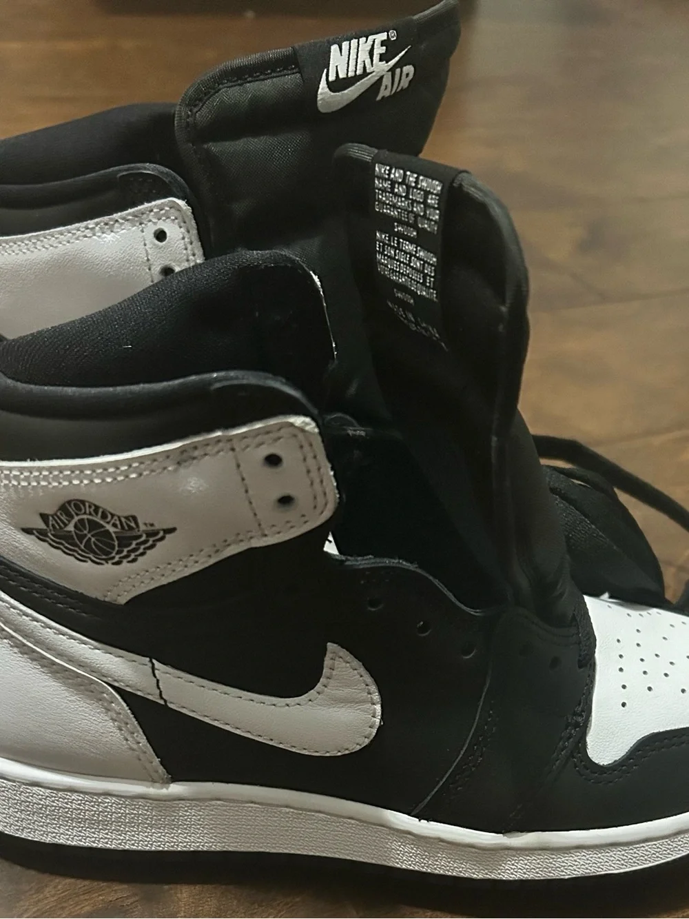 Nike Kids Black and White High-Top Sneakers - Picture 10 of 16